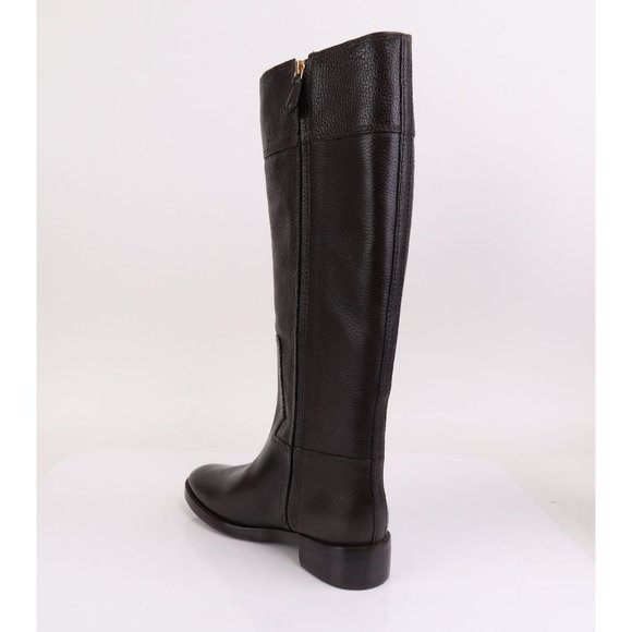 Tory Burch JOANNA Riding Boot Tumbled Leather in Coconut 8.5, 9 $595+ - Picture 5 of 7